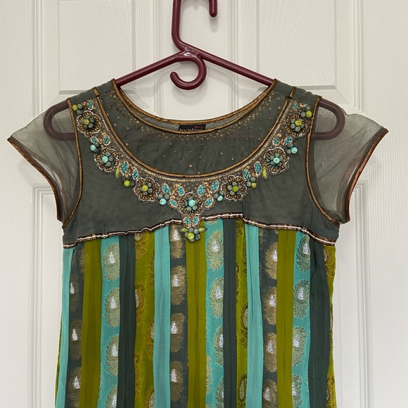 Karishma // Traditional Indian Dress & Scarf Set - Picture 2 of 15